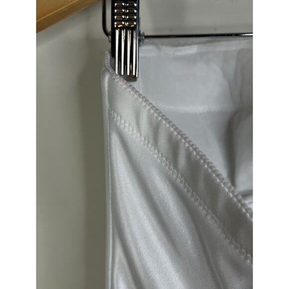 Dominique Intimate Apparel Size 42B White Satin Corset Bridal Bustier Bra Sexy - Picture 8 of 8